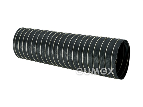 NEO1, 19/21mm, 1,5bar/-0,58bar, Gewebe mit Neopren/Glasfaser, Stahlspirale, -50°C/+150°C, schwarz, 